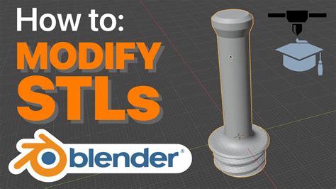 can blender make stl files|How to Import and Modify an STL for 3D Printing using Blender.